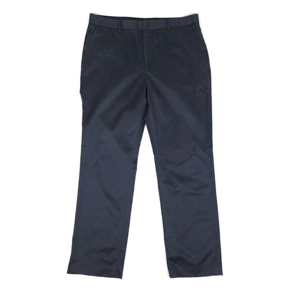 BONOBOS Weekday Warrior Straight Trouser Dress Pant Tuesday Navy Mens 35 x 30.5 - Picture 1 of 8